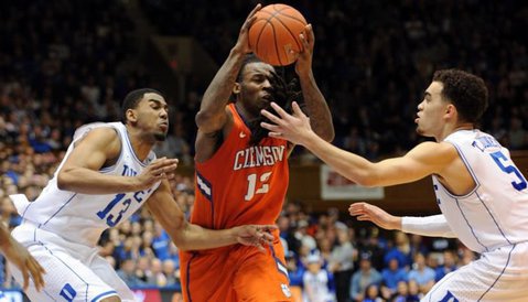 Rod Hall scored just seven points in the Tigers' loss at Duke (Photo by Evan Pike)