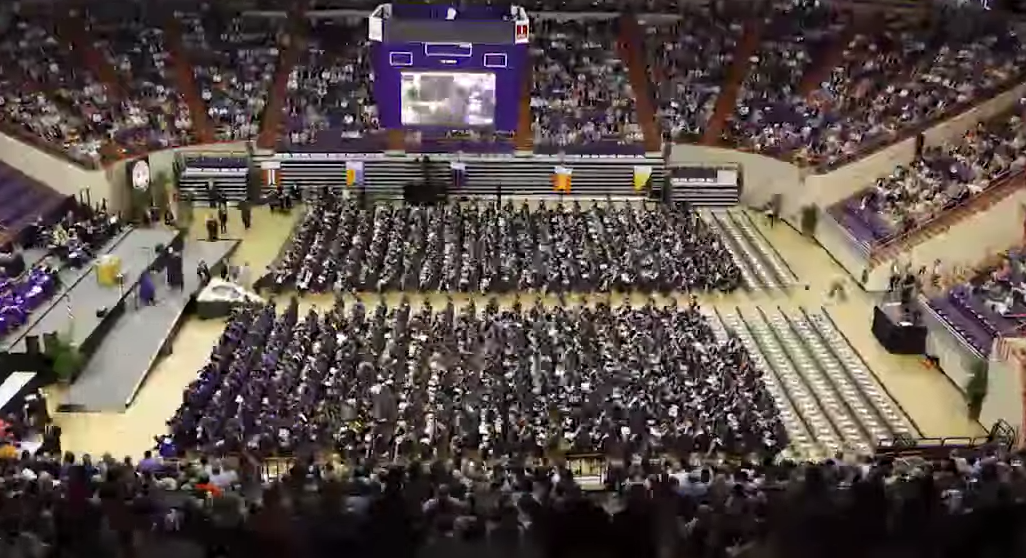 WATCH Clemson Graduation in less than a minute