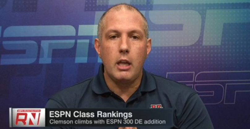 WATCH: Clemson class climbs due to ESPN 300 DE