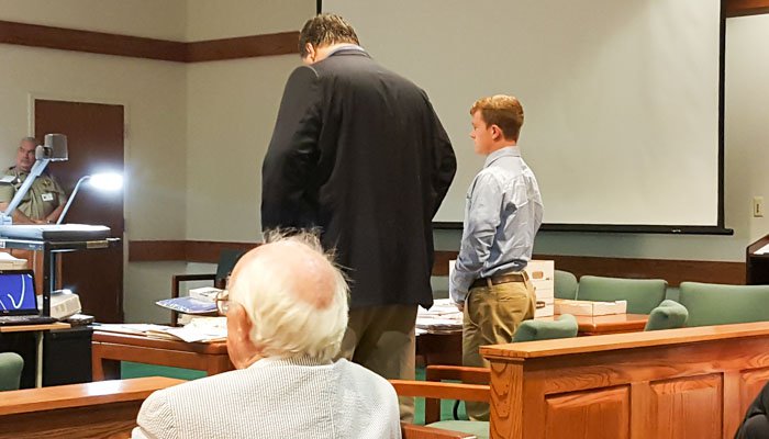 Rogers tells the judge he has elected to not testify.