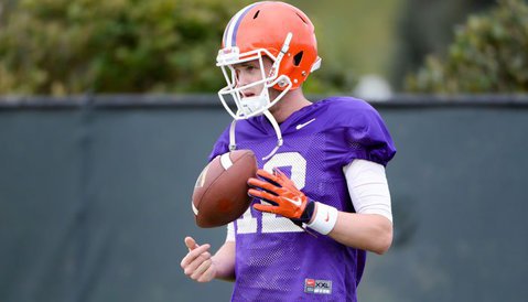 Nick Schuessler will play for both teams in Saturday's spring game.