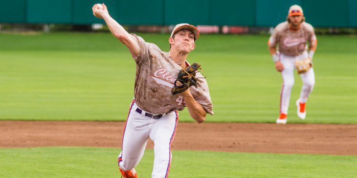 Freshman right Ryley Gilliam gave up only one hit in five innings. (Photo: David Grooms)