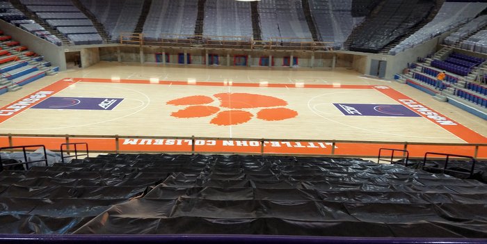 The main floor has been completed