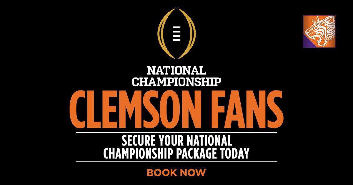 Official Clemson National Championship Packages Now Available!