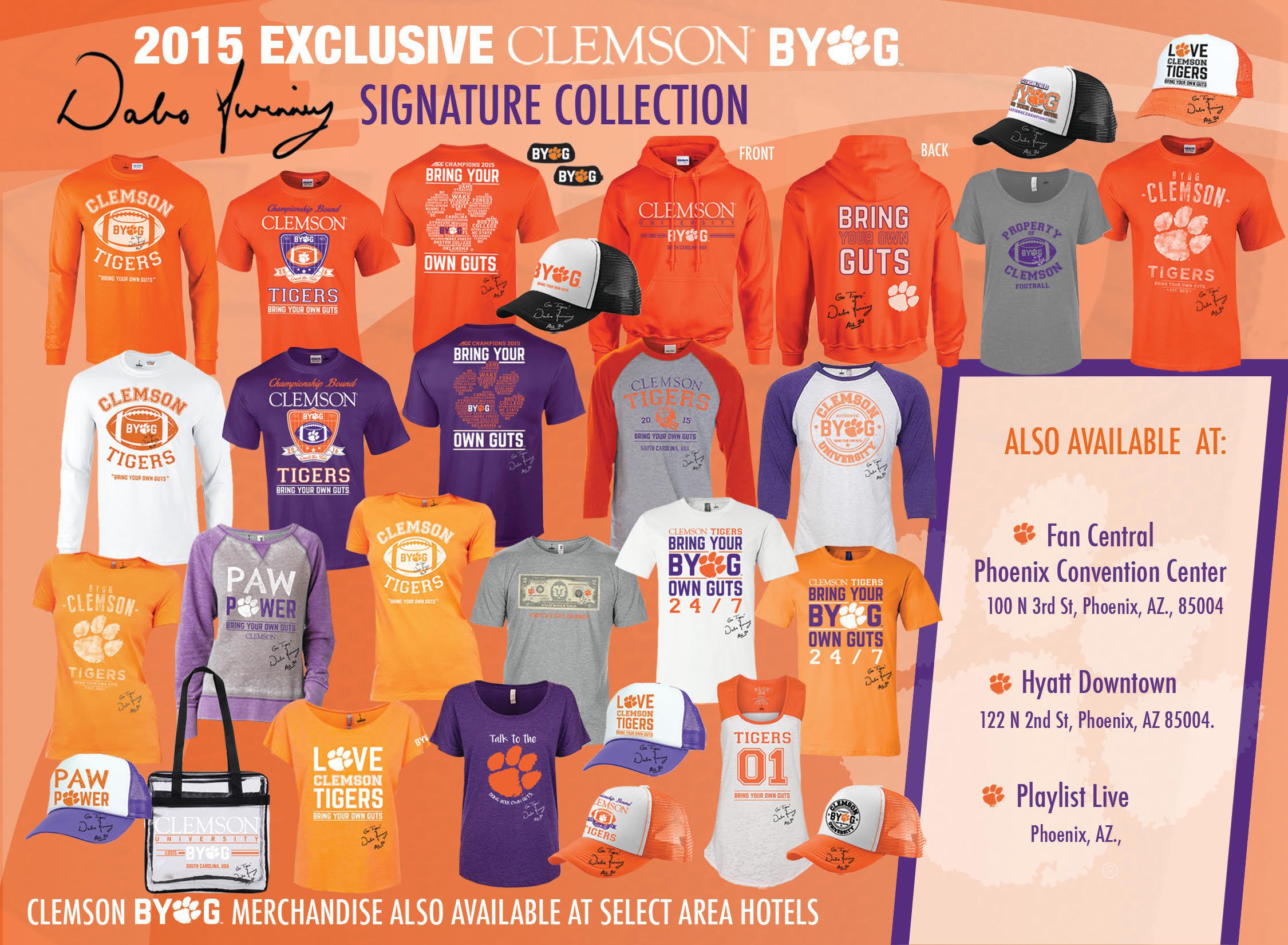 Check out the official Clemson B.Y.O.G. gear | TigerNet