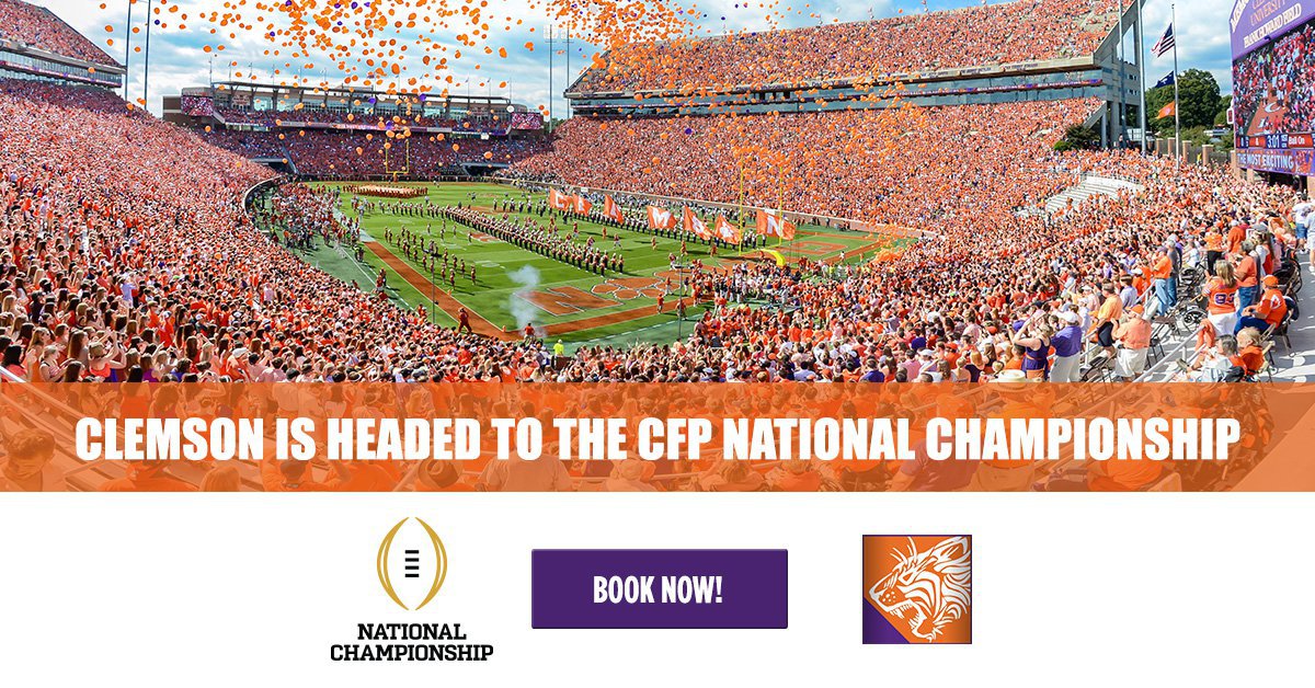 Official Clemson National Championship Packages Now Available!