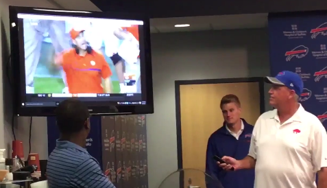 WATCH: Rex Ryan proud of son's play at press conference