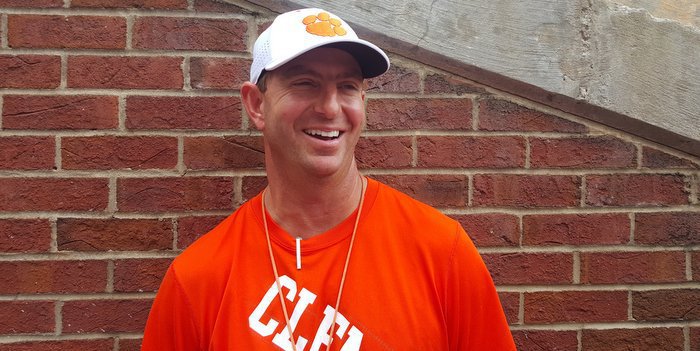 Swinney has been happy with what he's seen all spring