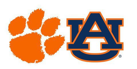 Clemson and Auburn kick off at 9:05 pm EST