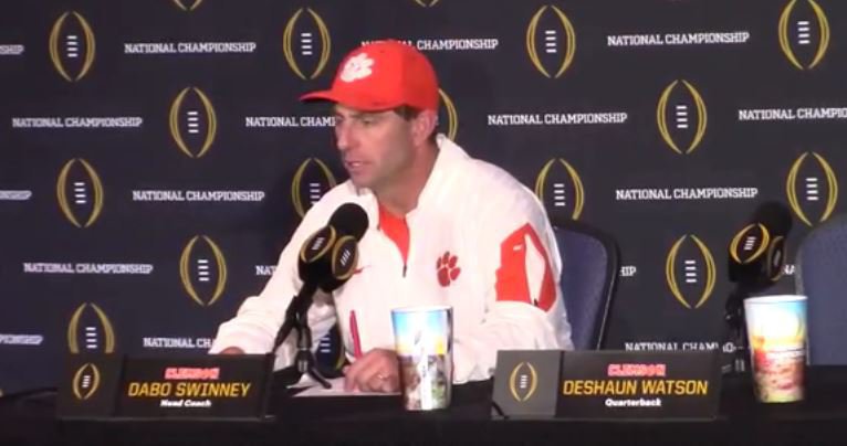 Swinney thinks the Tigers can make another title run
