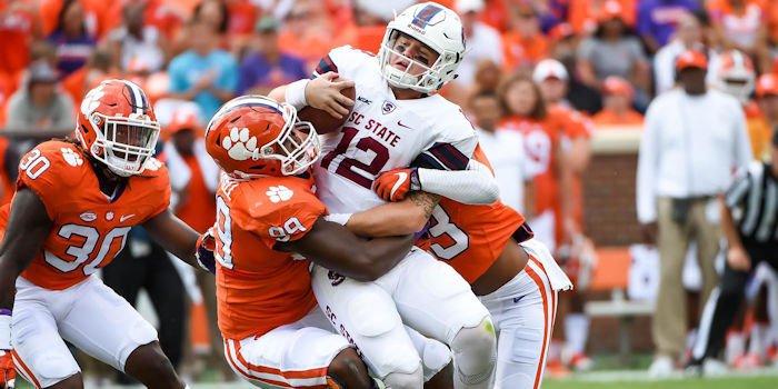 Fifty-nine points in Clemson’s largest margin of victory since defeating SC State 73-7 in 2014.