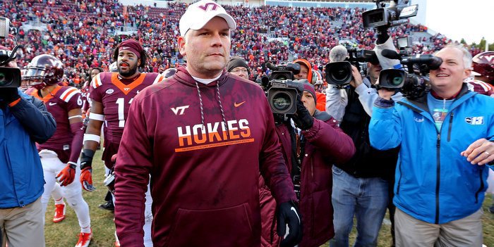 Fuente has Virginia Tech playing for the ACC title in his first season (Photo by Peter Casey, USAT)