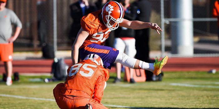It's obvious that Greg Huegel has worked to improve leg strength