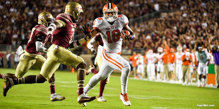 Leggett breaks free against the Seminoles
