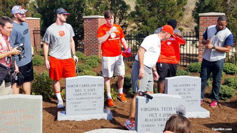 The Tigers added two new tombstones last season