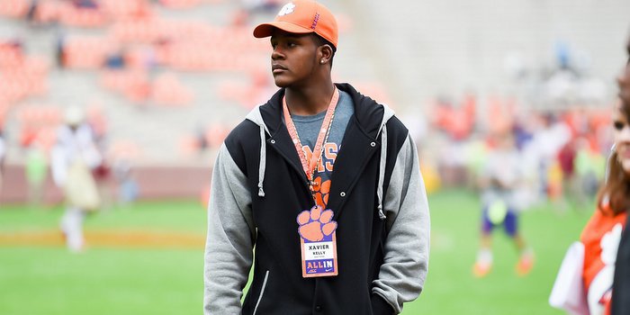 Kelly says he can't wait to be a Clemson football player - and student