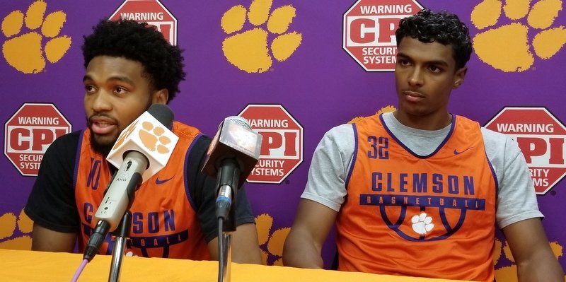DeVoe (L) and Grantham (R) are two of Clemson's seniors