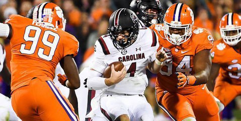 Clemson depth chart vs. South Carolina