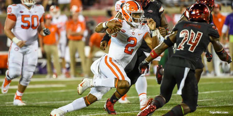 Kelly Bryant had a career high 316 yards passing on 22-32 passing. He also added 26 yards rushing and two scores.