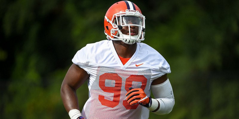 Clelin Ferrell was one of the standouts of Saturday's scrimmage