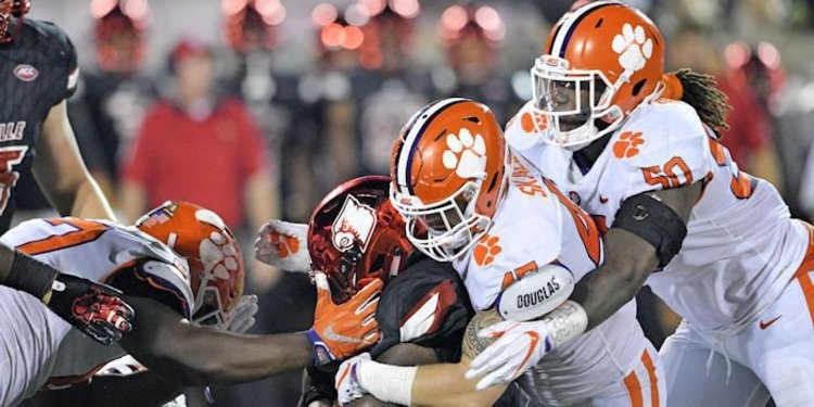 Jackson was pressured all night by Clemson (Jamie Rhodes-USA TODAY Sports)