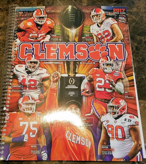 First Look 2017 Clemson Football Media Guide Tigernet