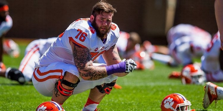 Clemson OL Sean Pollard injury update