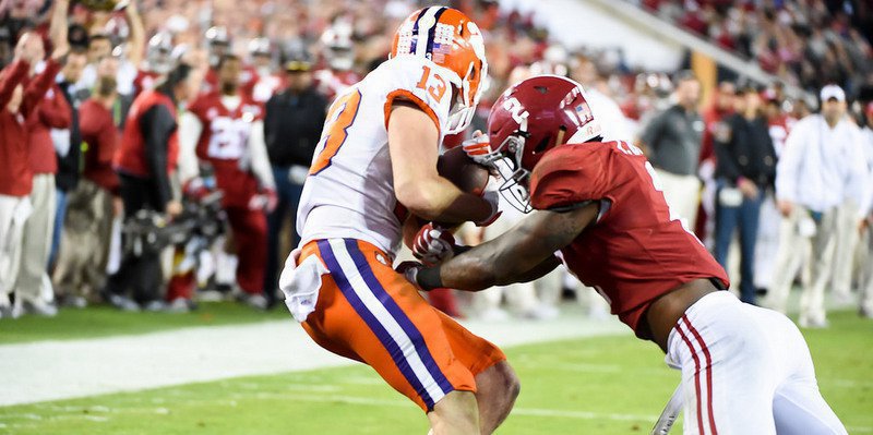 Renfrow doesn't remember this hit - just the celebration that followed
