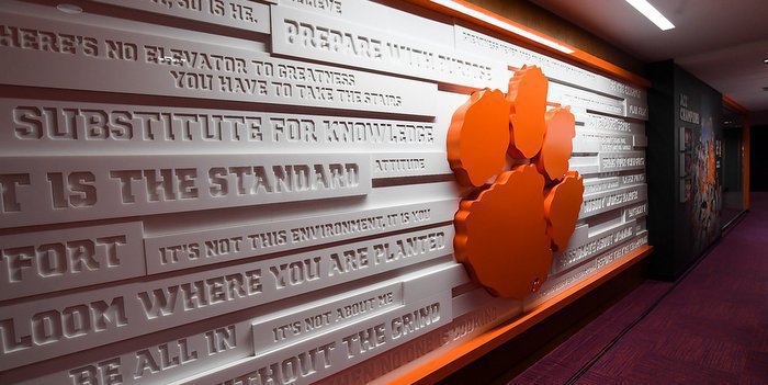 Clemson's new football complex will draw recruits from all over