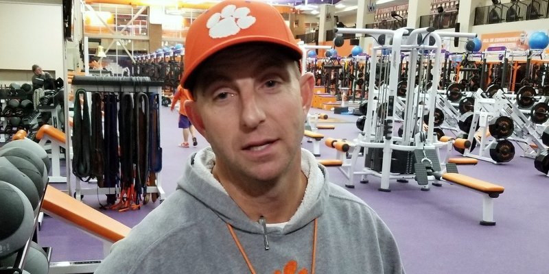 Dabo Swinney met with the media Friday afternoon and discussed a variety of topics.