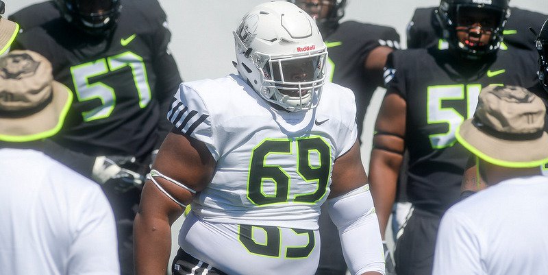 Salyer works out at The Opening earlier this week