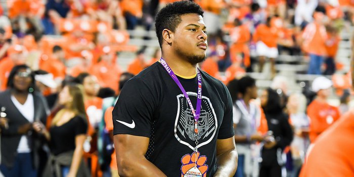 Thomas had a good visit during Clemson's 14-6 win over Auburn
