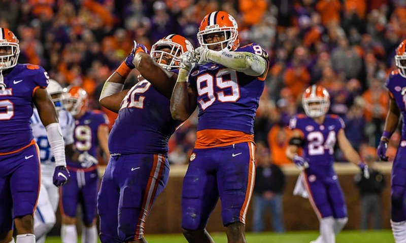 Clelin Ferrell caught two more sacks Saturday night.