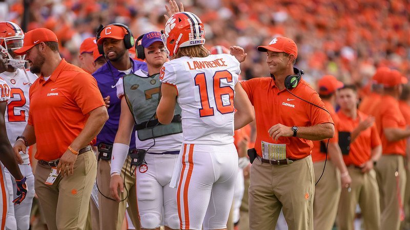 Swinney's message to Trevor Lawrence in advance of CFB title game
