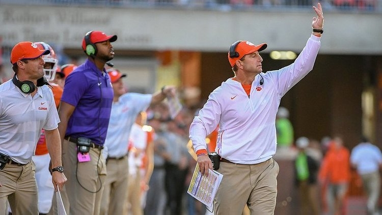 Dabo Swinney was happy with Saturday's scrimmage
