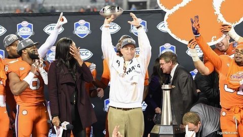 Clemson is looking for its fifth straigth ACC title.