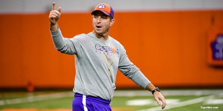 Swinney named finalist for Bear Bryant Award