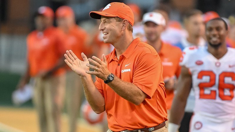 Swinney doesn't care what time Clemson plays