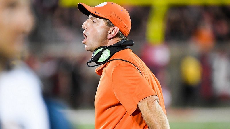 Headsets on the sidelines, kickoffs and transfers: Swinney laughs at 
