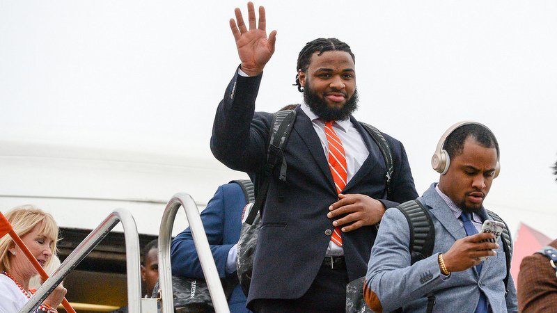 Christian Wilkins was honored with the Campbell Trophy, which Clemson coach Dabo Swinney tabbed as the 'Academic Heisman' earlier this month.