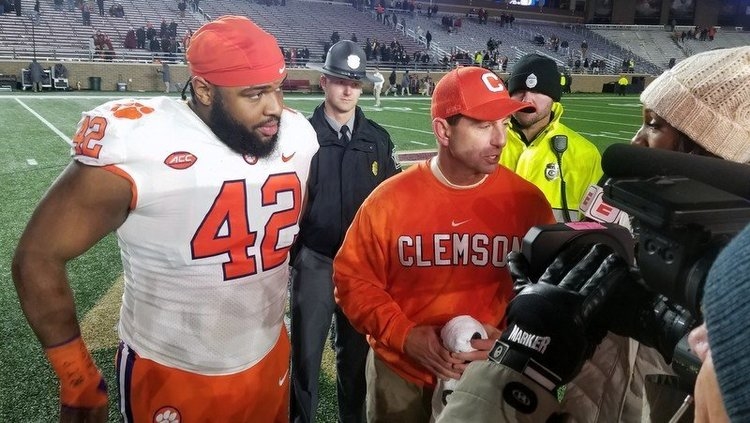 Christian Wilkins was a fan favorite at Clemson