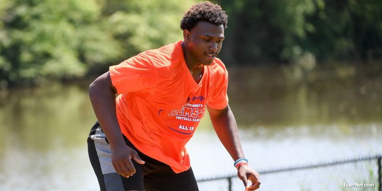 Demonte Capehart, Clemson's first 2020 pledge, moved up 30 spots.