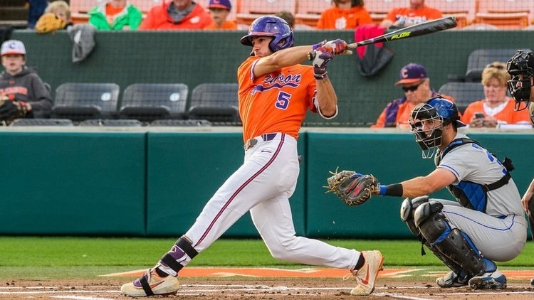 Hall homers in the first inning (Photo by David Grooms)