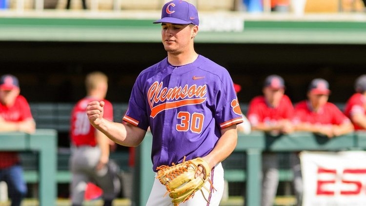Freshman Davis Sharpe threw five shutout innings for a win and powered two homers out in the opening weekend.