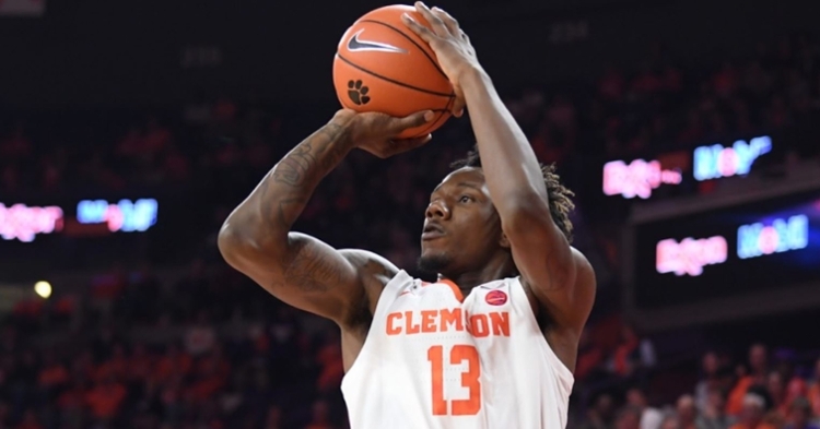 Clemson used some hot-shooting from beyond the arc to put some distance between them and the Blue Hose early.