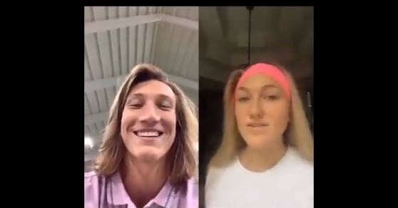 Watch Trevor Lawrence Meets His Girl Doppelganger Tigernet