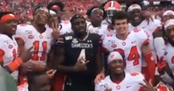 WATCH: Tavien Feaster reunited with former teammates