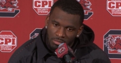 WATCH: Tavien Feaster reacts to South Carolina's 38-3 loss to Clemson
