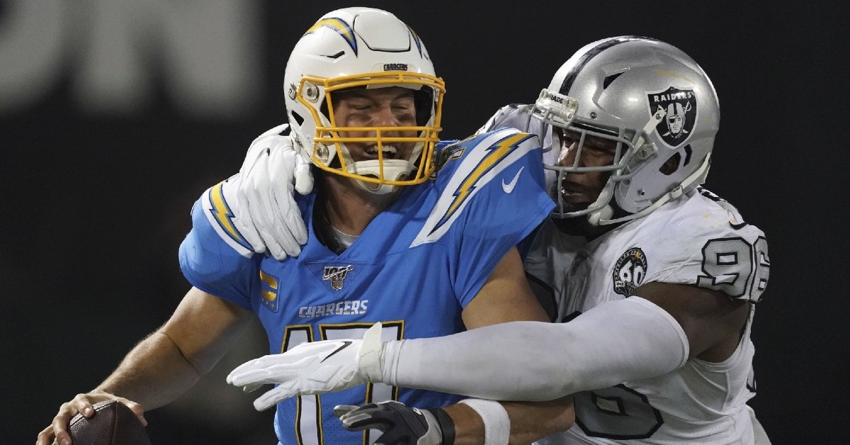Ferrell had a sack party last night vs. Chargers (Kirby Lee - USA Today Sports)