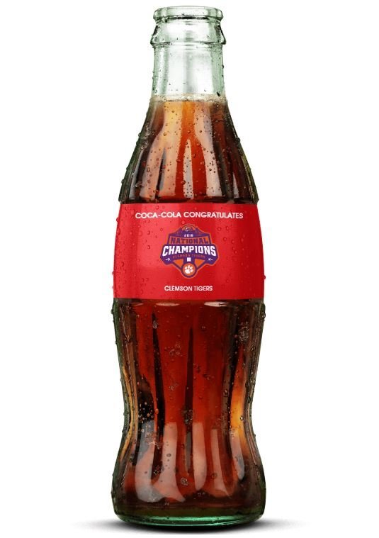 LOOK: 2018 Clemson Championship Coke bottles released